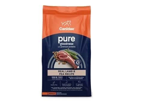 CANIDAE Grain Free PURE Limited Ingredient Lamb and Pea Recipe Dry Dog Food