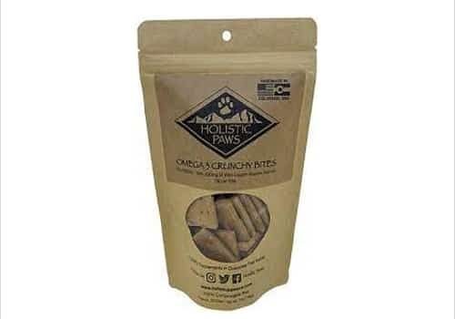 Holistic Paws Omega 3 Crunchy Bites Dog Supplements, 7-oz bag