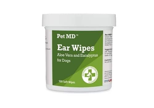 Pet MD Dog Ear Cleaner Wipes