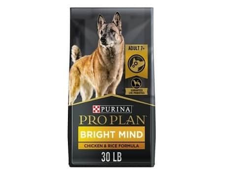 Purina Pro Plan Bright Mind Adult 7plus Chicken and Rice Formula Dry Dog Food
