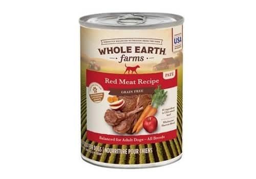 Whole Earth Farms Grain Free Red Meat Recipe Canned Dog Food